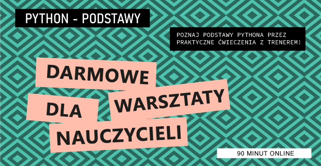 Podstawy Pythona – szkolenie online dla nauczycieli